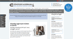 Desktop Screenshot of guenstigerlagerraum.ch